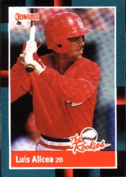 1988 Donruss Rookies Baseball Cards    052      Luis Alicea XRC